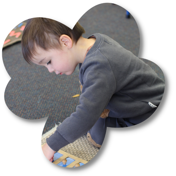 Boy learning Montessori at The Children's Corner childcare centre in Howick, Auckland (1)